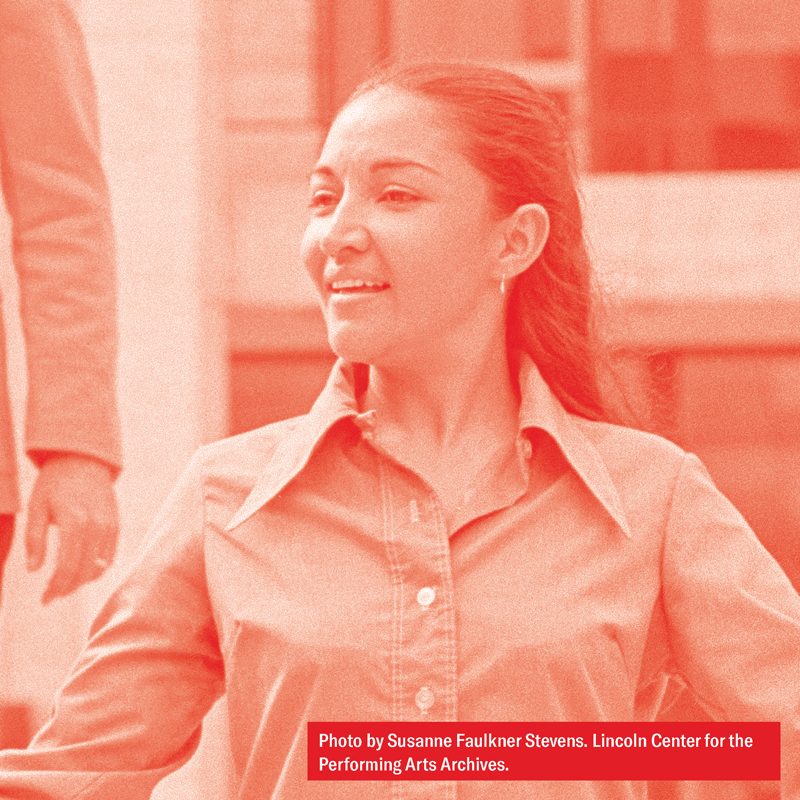 Actor, director, and founder of the Puerto Rican Traveling Theater Miriam Colón. Photo by Susanne Faulkner Stevens, Lincoln Center for the Performing Arts Archives.